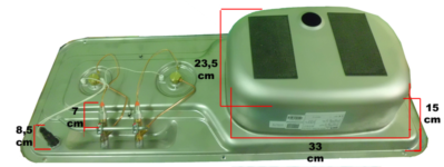 Juego de instalaci/ón de grifo para fregadero R//H Dometic Smev 8821