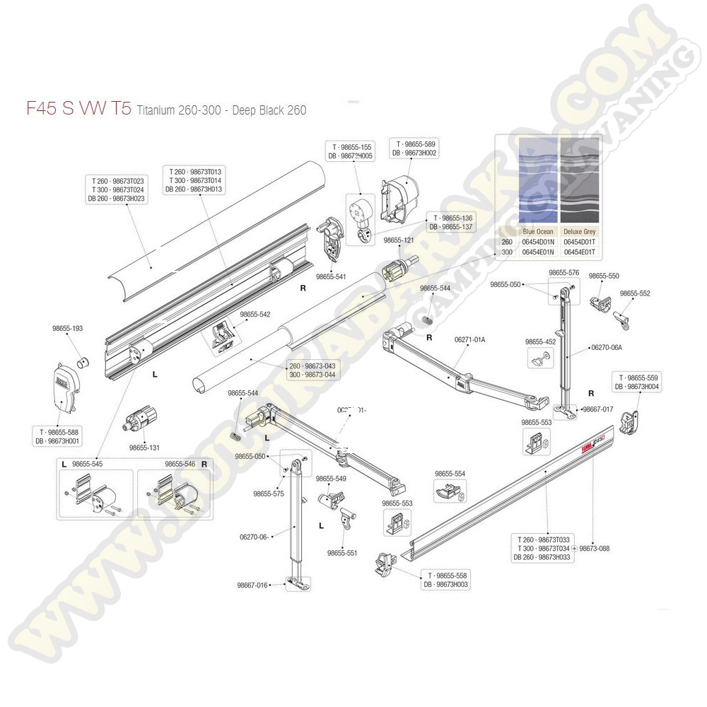 98655-576 Kit Parte Final Pata Der.F45S