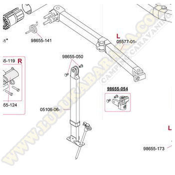 98655-050. Gatillos Snip Snap pata (2 piezas)