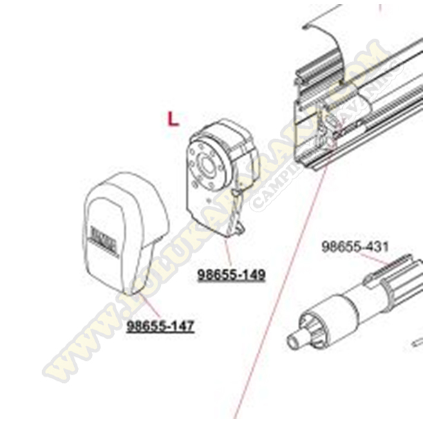 98655-147. Tapa izda F45Ti bca.