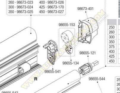 98655-540. Tapa dcha.F45S bca.