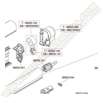 98655-589. Tapa dcha. F45S Titanium