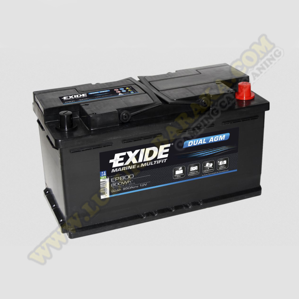 Batería Exide Dual AGM EP800 95A