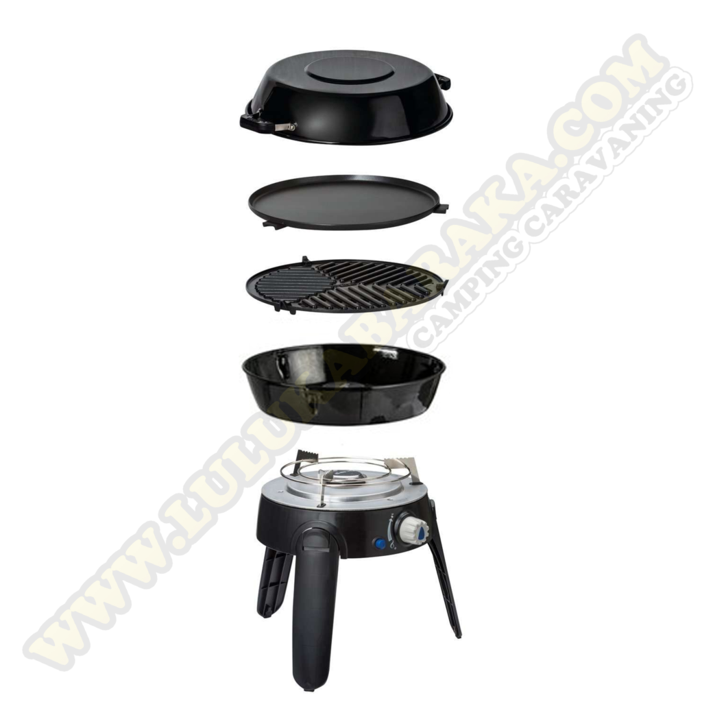 Barbacoa plegable inox. -  - Accesorios para furgonetas  camper, camping y caravaning