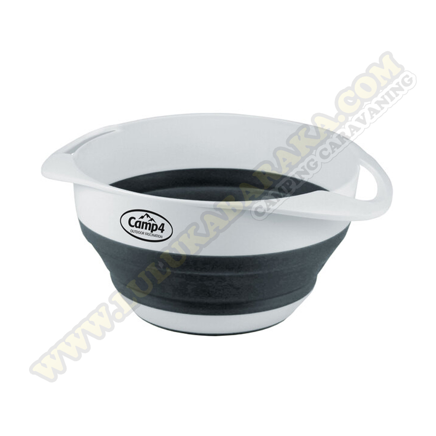 Cuenco y colador plegables en silicona