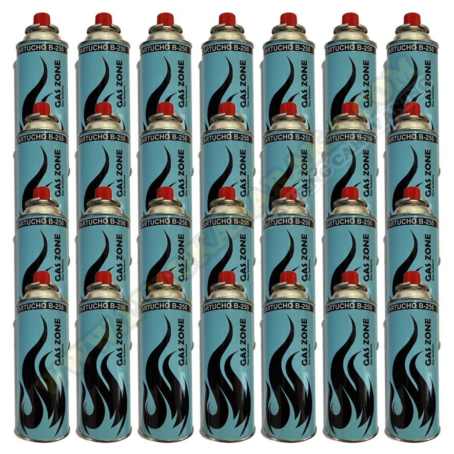 Pack 28 cartuchos de gas B250 GAS ZONE