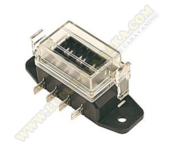 Caja portafusibles 4 pins
