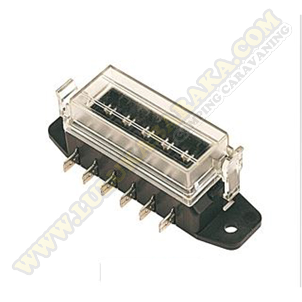 Caja portafusibles 6 pins