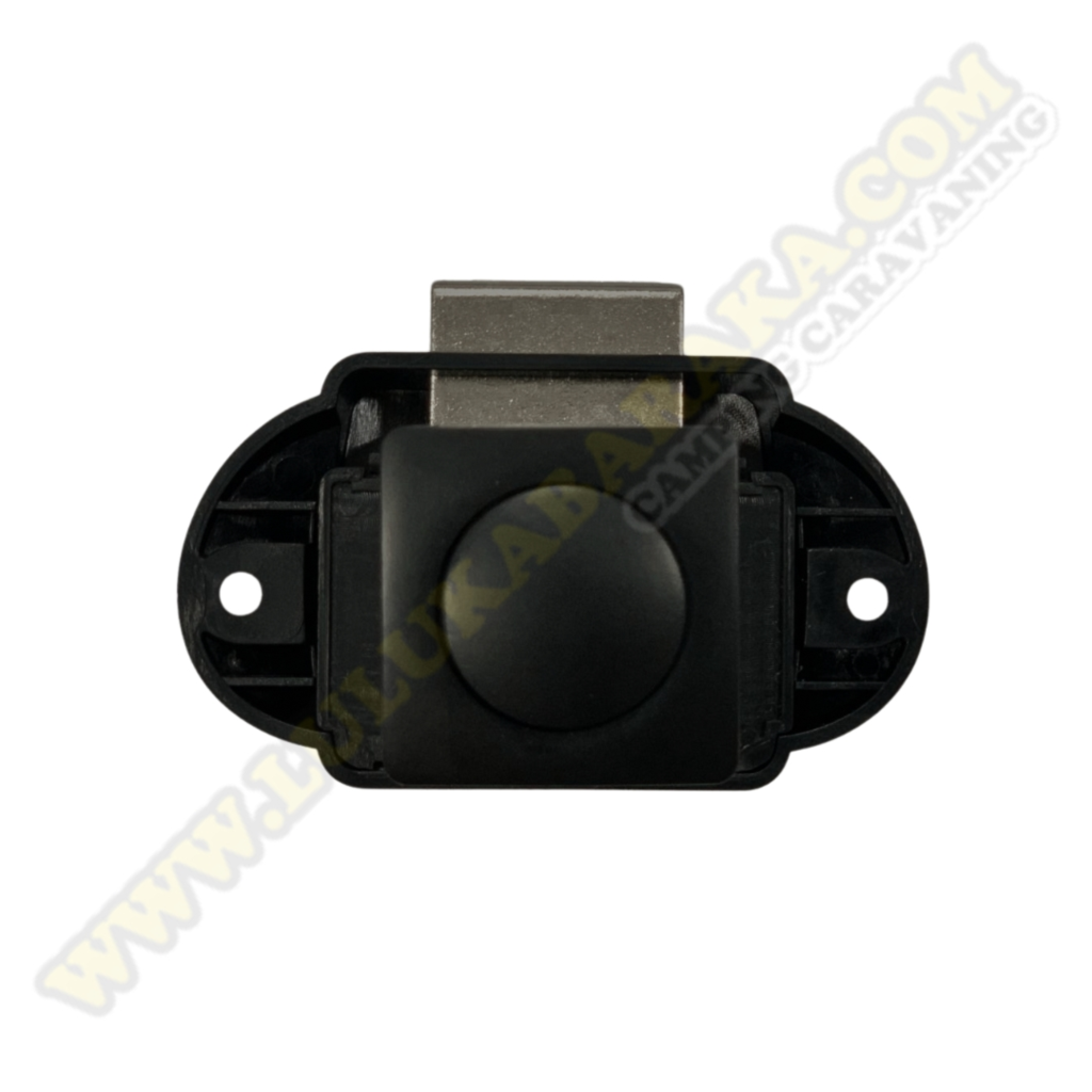 Cierre para puertas con pulsador cuadrado Black Matt