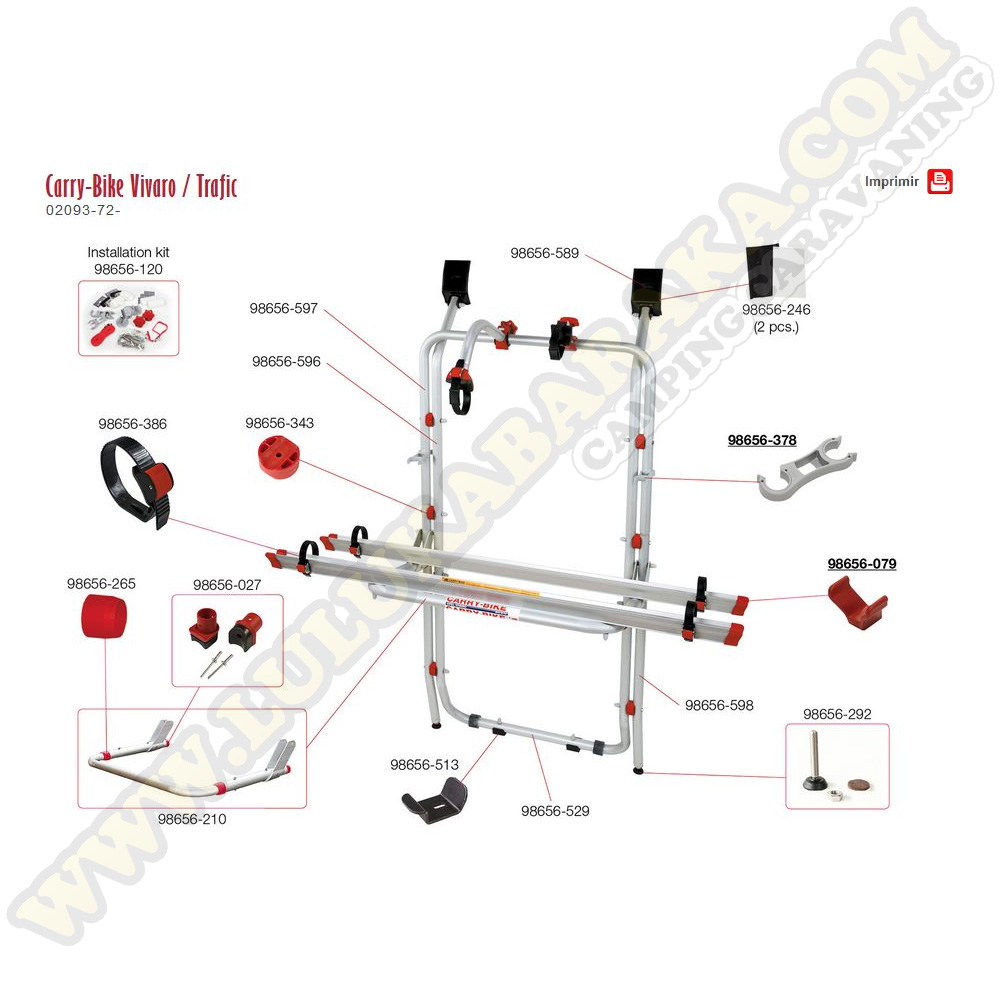 Despiece Carry-Bike Trafic