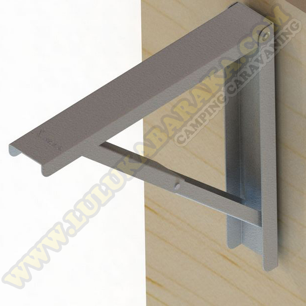 Escuadra plegable 400 mm gris