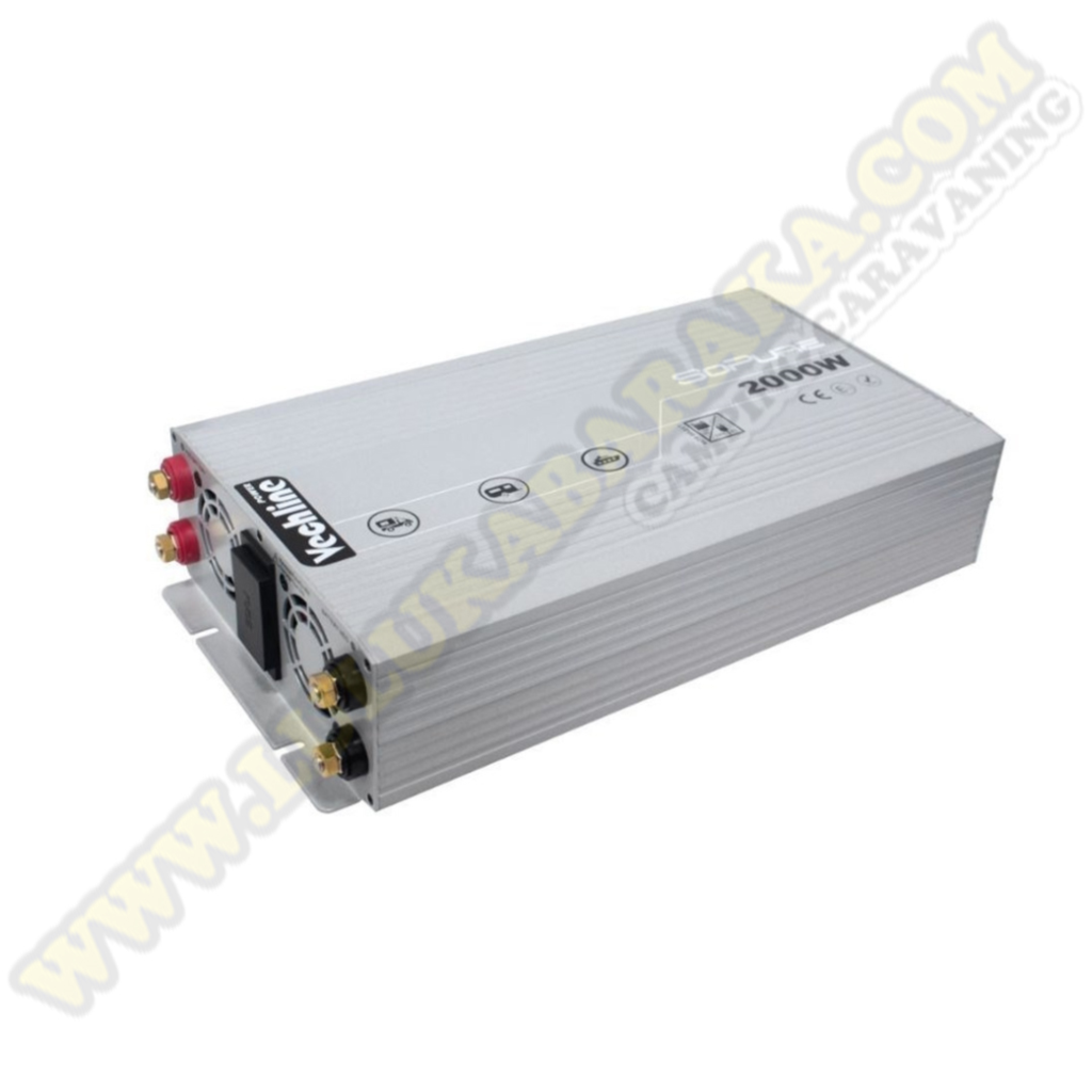 Inversor Vechline Onda Pura Sinusoidal 2000W Silver 2 salidas
