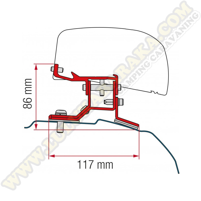 Kit soportes F40 VAN Pro Ford Custom L1