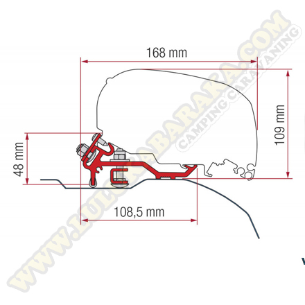 Soporte F80S Ducato-Jumper-Boxer 2006 perfil bajo