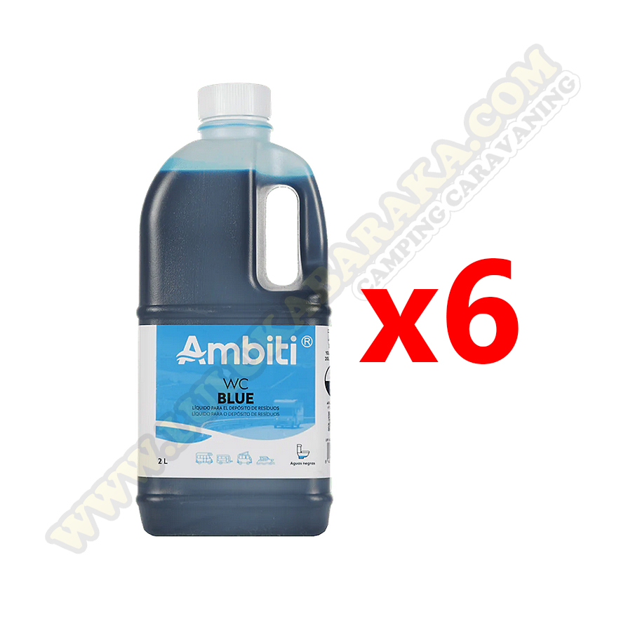 Líquido WC Ambiti Blue 2L (6 unidades)
