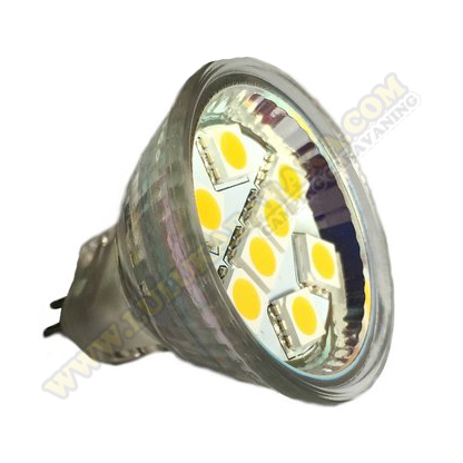 Led MR-11 8SMD CW (blanco día)