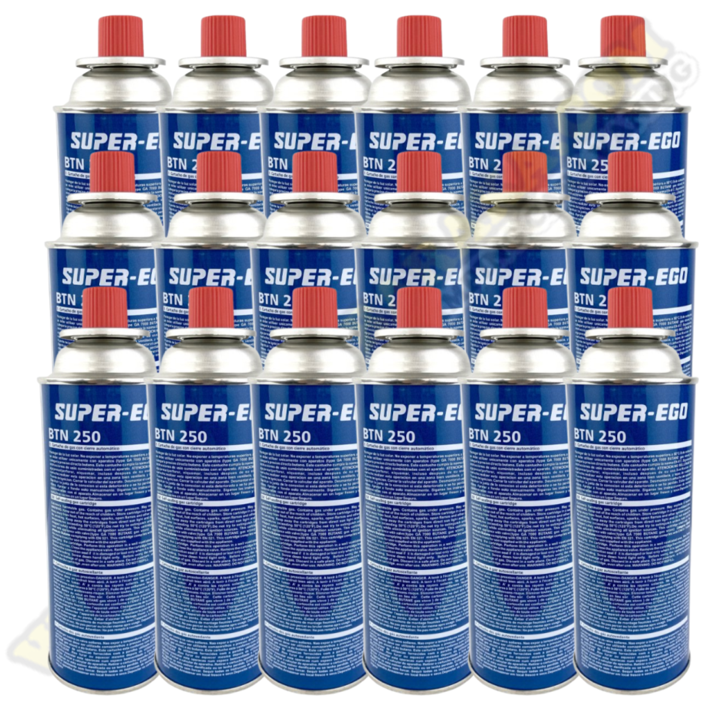 Pack 28 cartuchos de gas B250 SUPER EGO