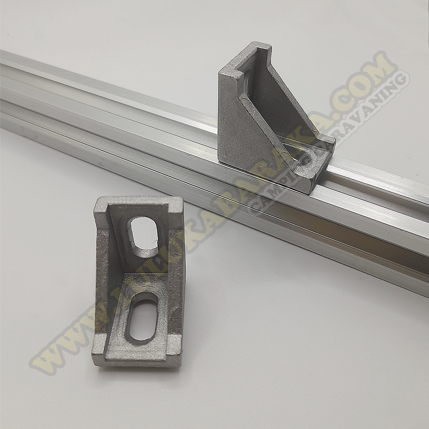 Escuadra grande para perfil de aluminio