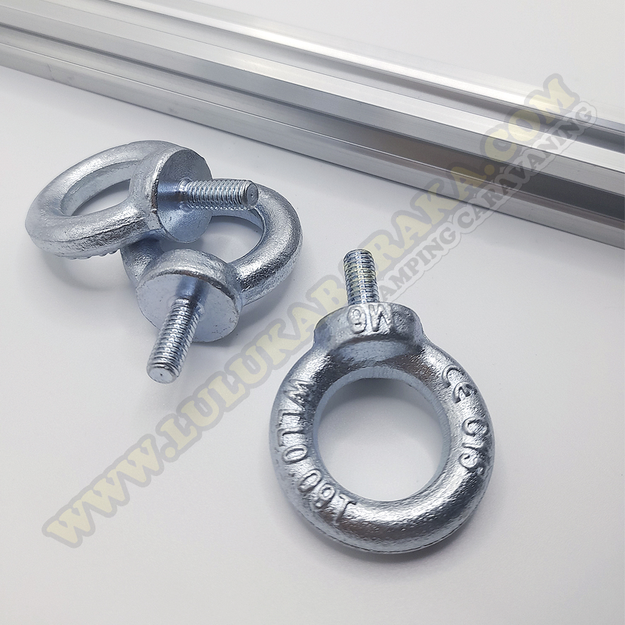 Anillo de sujeción para perfil de aluminio