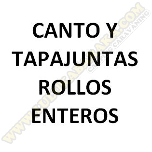 Canto y tapajuntas en rollos completos