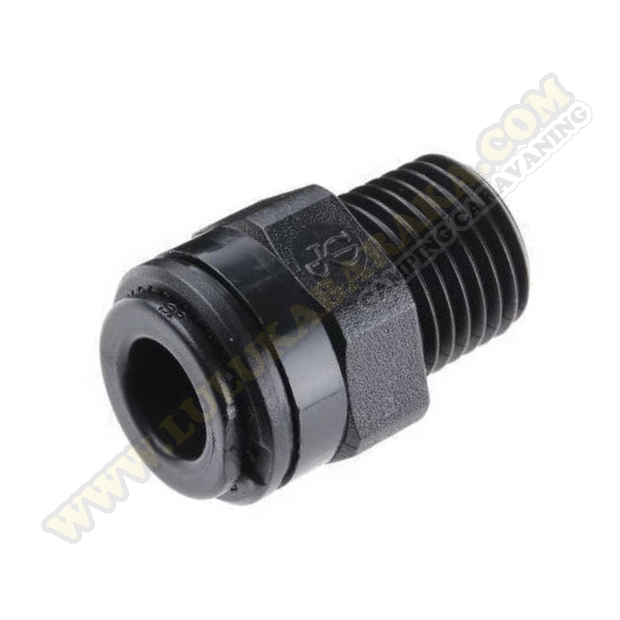 Adaptador 12 mm JG a rosca macho 1/2