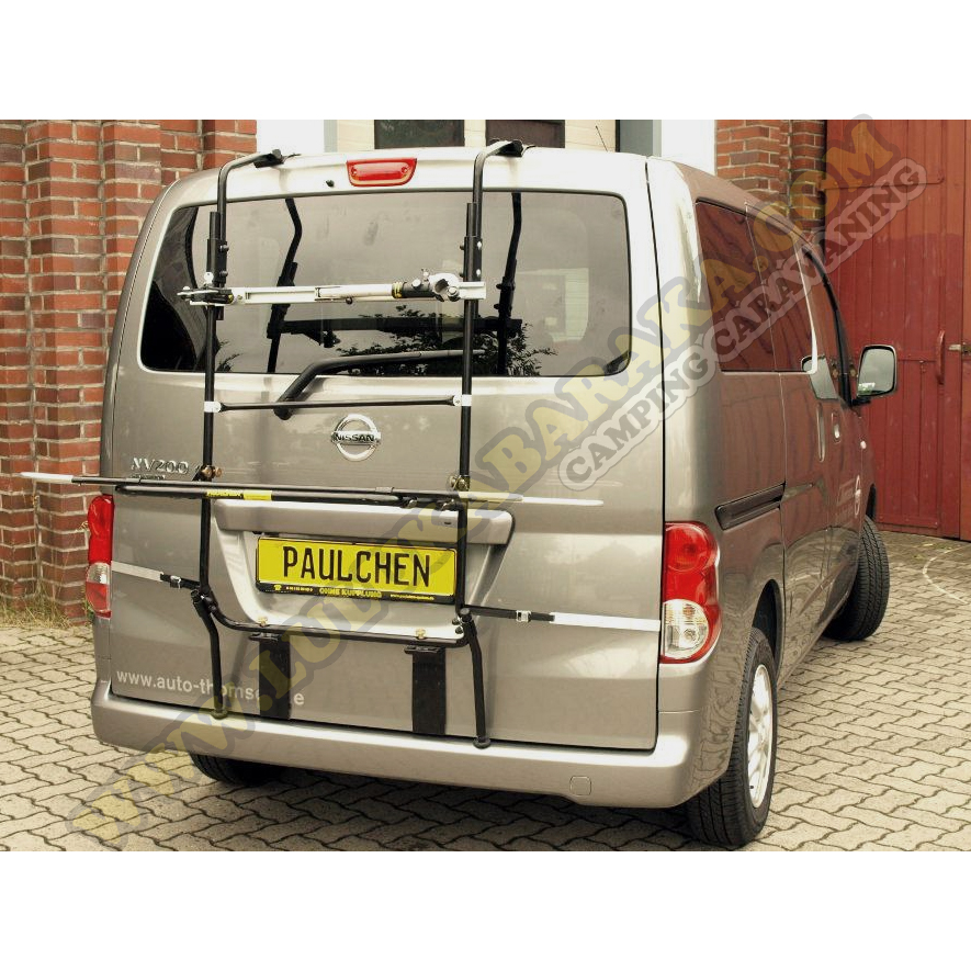 Portabicicletas NV200 / Evalia portón - Lulukabaraka.com - Accesorios para furgonetas camper, camping y caravaning