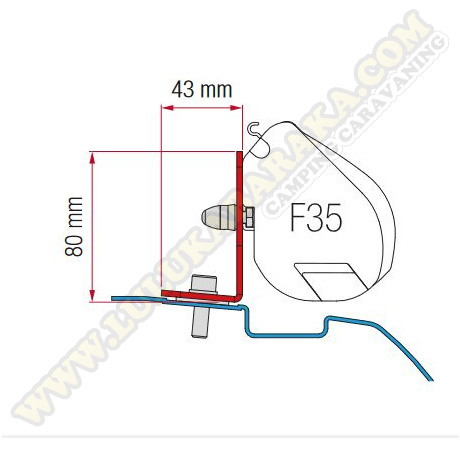 Soporte F35 Nissan NV200