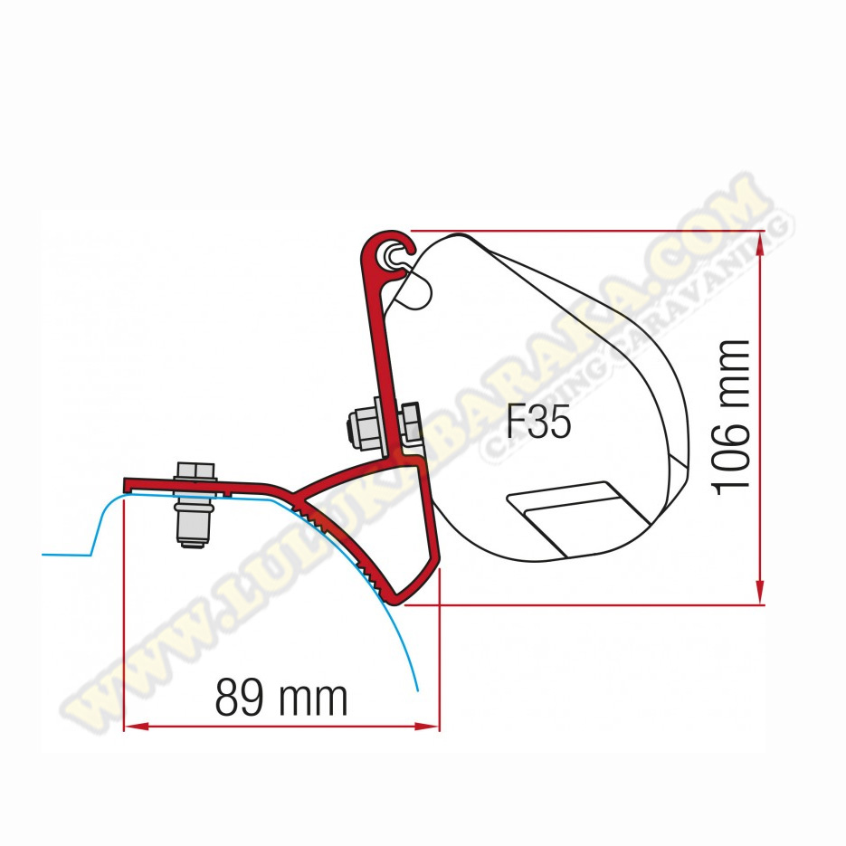 Soporte F35 Trafic, Vivaro, Primastar desde 2014