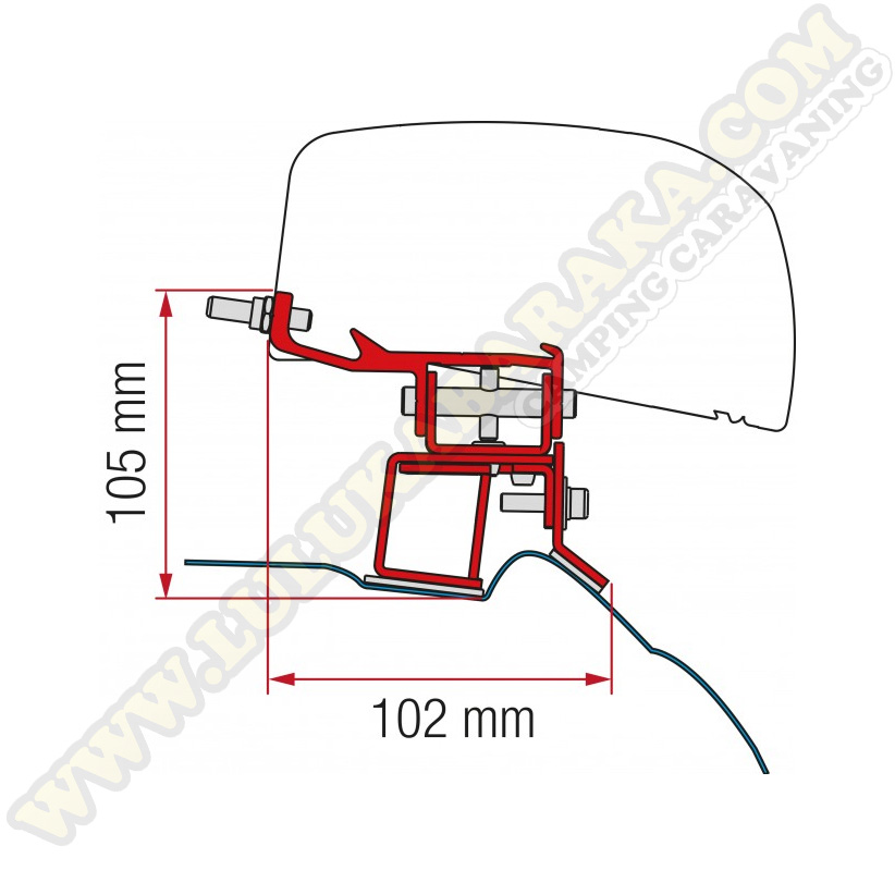 Soporte F40VAN Kit Mercedes V Class desde 2014