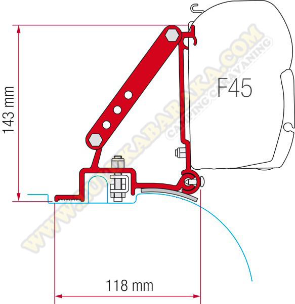 Soporte F45 Ducato H2 +2006