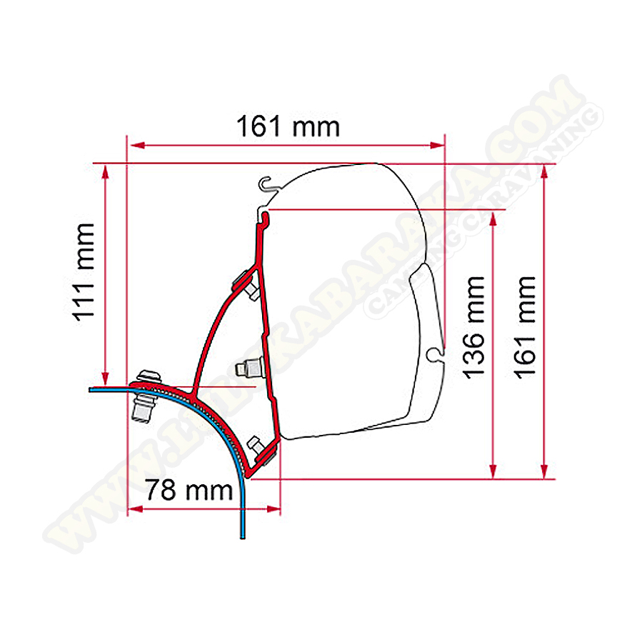 Soporte F45 T5 T6 Lift Roof DB