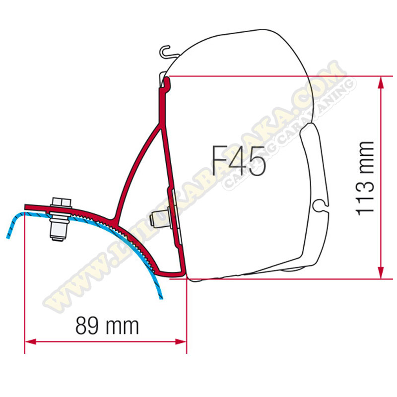 Soporte F45 Trafic Vivaro hasta 2014