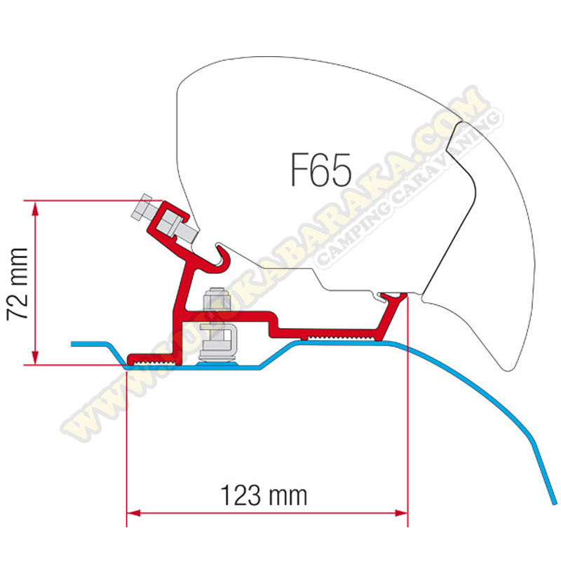 Soporte F65 y F80S Ducato-Jumper-Boxer