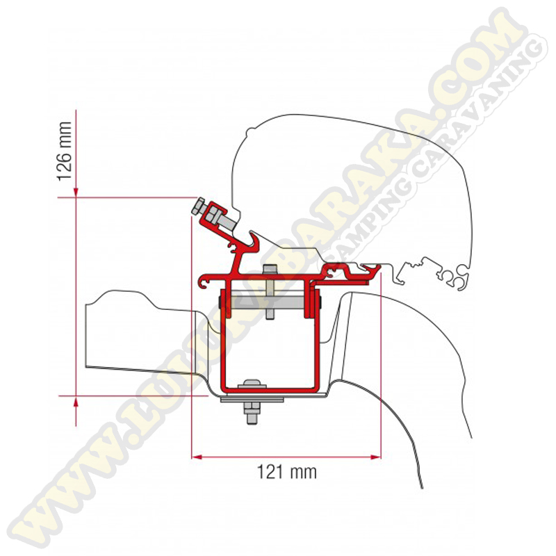 Soporte F65 y F80S VW CRAFTER / MAN L3 H3 desde 2017