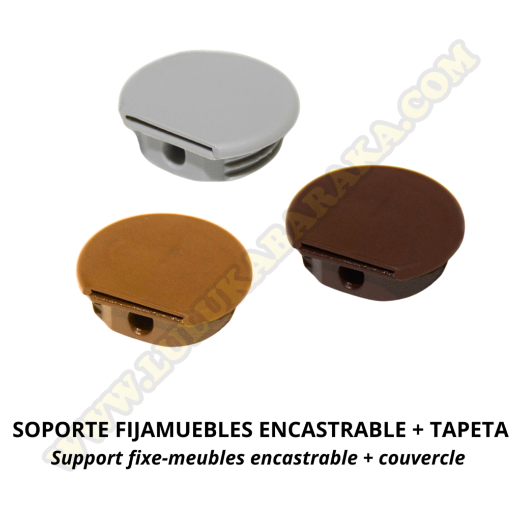 Soporte Fijamuebles Encastrable (Varios colores)