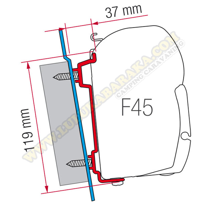 Soporte F45 Transit High Roof