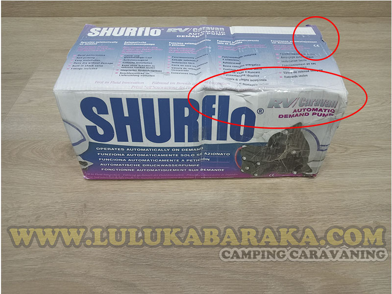 Bomba Shurflo 7 l (RASTRO)
