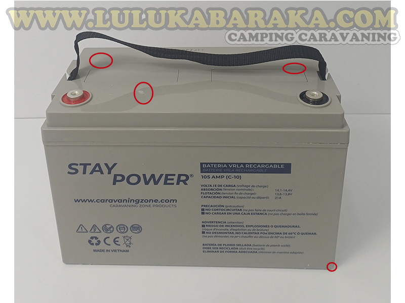 Batería Stay Power 105A C10 (120A C100) (RASTRO)