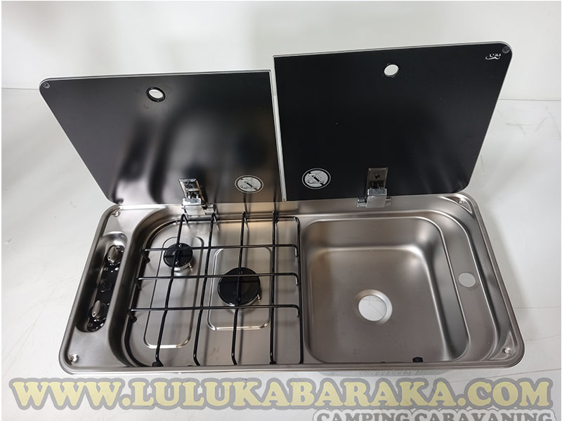 Cocina Fregadero CAN 2 fuegos FL1401 (RASTRO)
