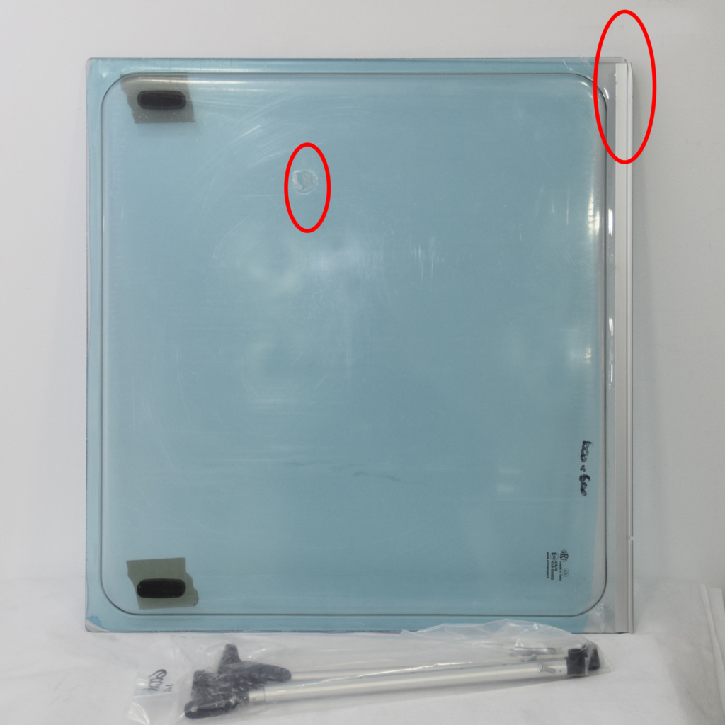 Cristal compatible Ventana Dometic 600x600 (RASTRO)