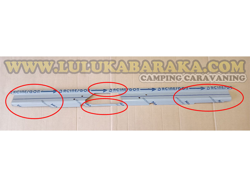 Perfil embellecedor peldaño trasero DUCATO (RASTRO)