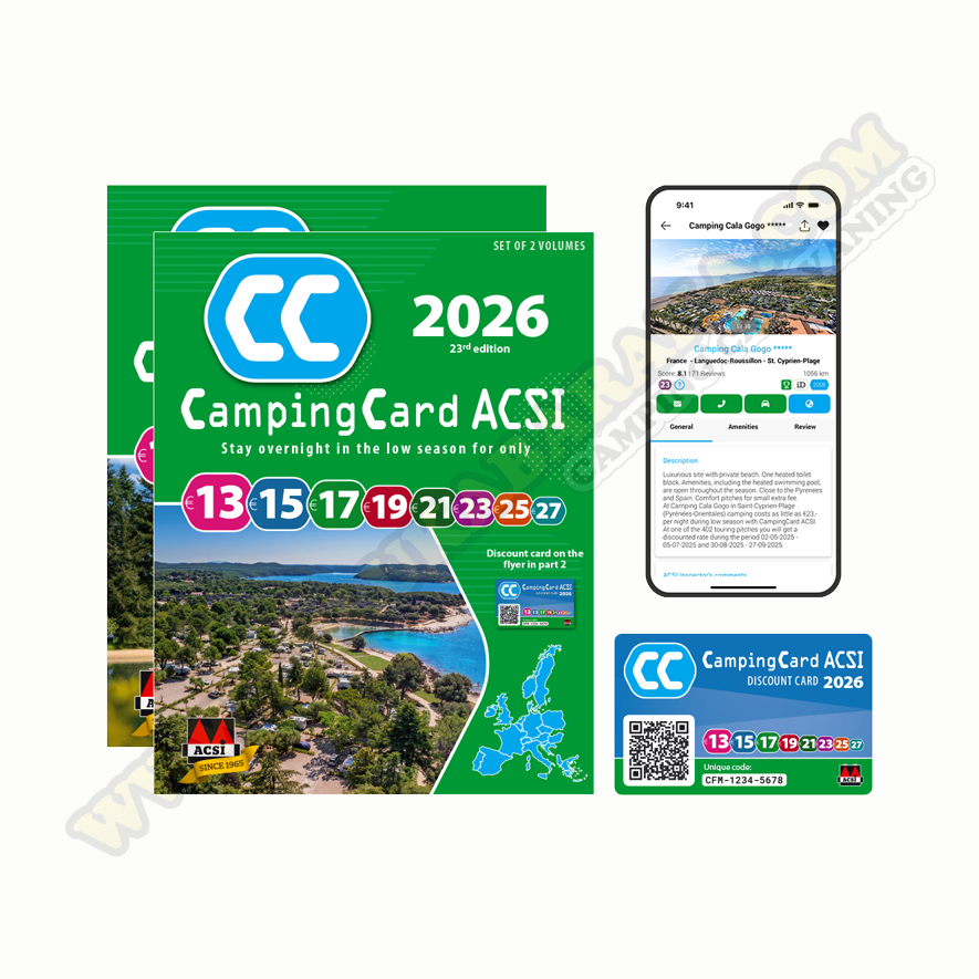 Tarjeta CampingCard ACSI 2026 español