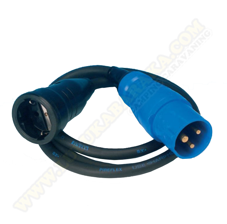 Toma CEE17 macho a 230V hembra 1,5 metros