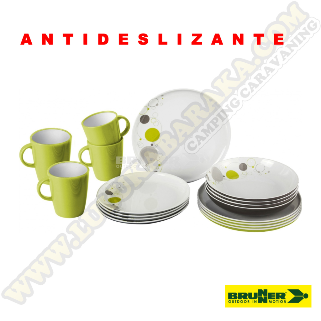 Vajilla LUNCH BOX SPACE melamina 16 piezas