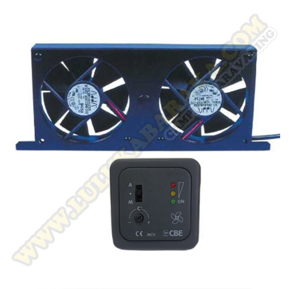 Doble ventilador CBE para neveras